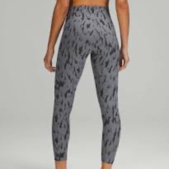 Lululemon InStill High-Rise Tight 25" ThreeD Camo Jacquard Asphalt Grey Black 4 - Picture 11 of 11